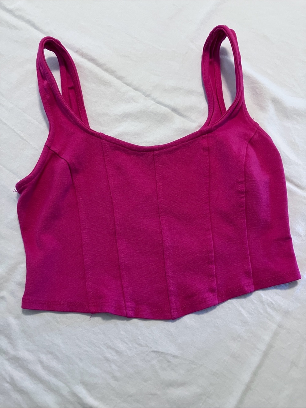 Dry Goods Originality Size XS Fuschia corset tank